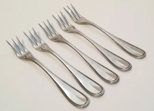 OXFORD HALL - Crystal Palace - Cocktail/Seafood Forks Stainless (Japan) - Set/5 
