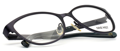 NINE WEST NW1052 434 Navy Womens Cat Eye Full Rim Eyeglasses  display picture 3