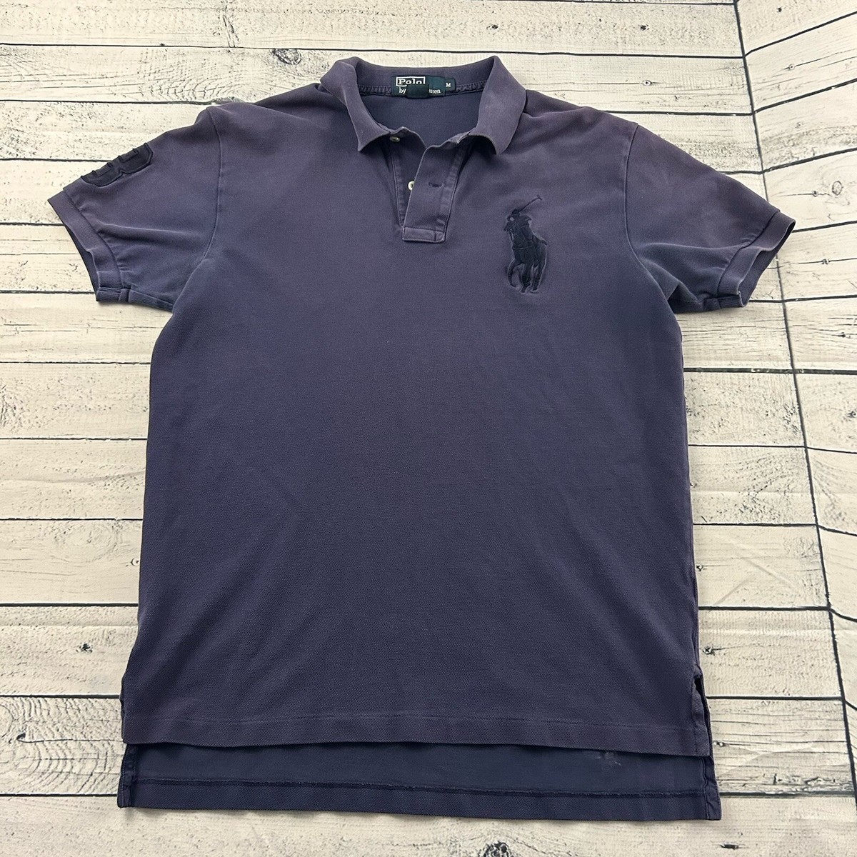Ralph Lauren POLO ミリタリーシャツ　motorcycle XL Polo Ralph Lauren Shirt Mens XL Tan RL Military USN Cotton