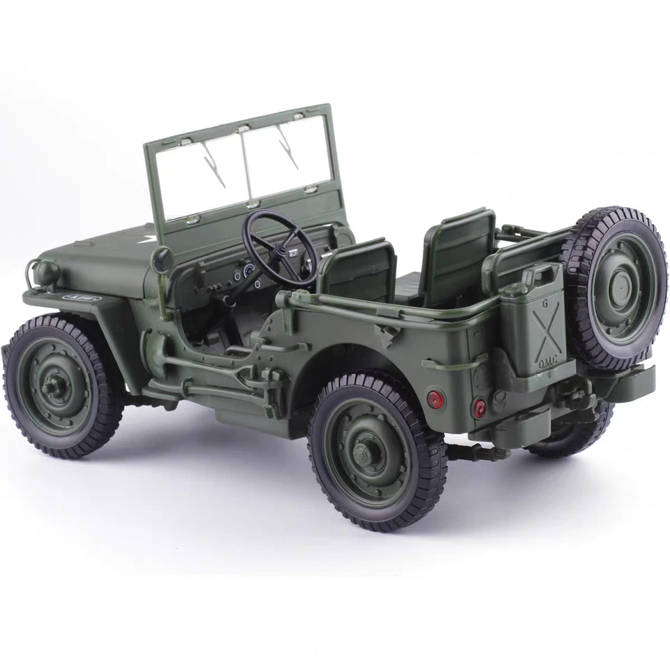 KDW 1:18 Scale Jeep Military Vehicle Willys Jeep U. S Army Replica Boxed New! - Image 3 of 4