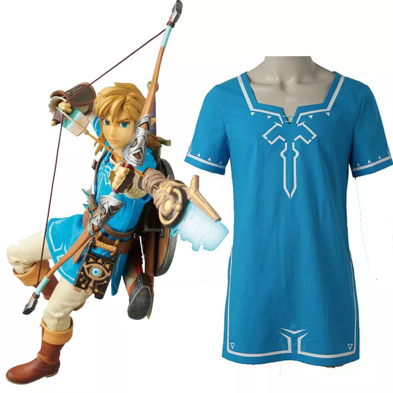 The Legend of Zelda Breath of the Wild Link cosplay Shirt costume