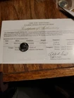 1996 -W Roosevelt Dime 10c BU in Mint Cello w/ COA