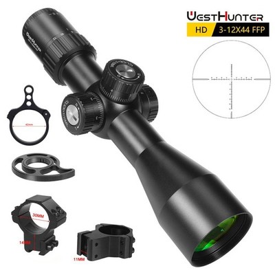WestHunter HD 3-12X44 FFP Jagd Zielfernrohr Erste Fokusebene Schussfest Drückjag