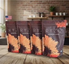 4 Pack Organic Mushroom Coffee 100% Authentic FREE SHIPPING