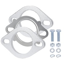 2-Bolt 3 inch/77mm Exhaust Flange  Stainless Steel Exhaust Gasket with Bolts...