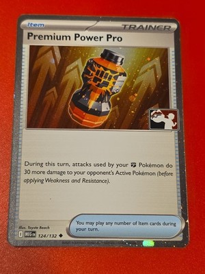 Pokemon Premium Power Pro 124/132 Prize Pack Series 8 Cosmo Holo Pack Fresh - NM