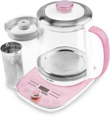   Professional 1.5L / 6-Cup Glass Digital Electric Tea Maker, Automatic Keep