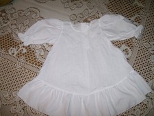 BABY White Dress Slip Undergarment for Pinafore or Apron Dress Size 3 M Months