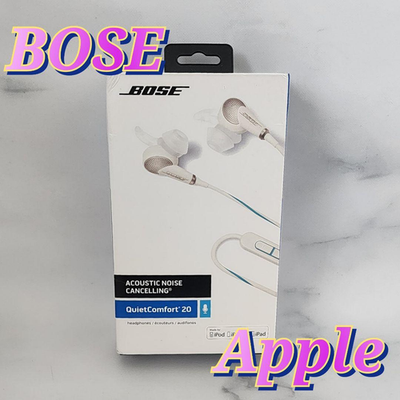 Bose QuietComfort 20 Noise Cancelling In-Ear Headphones White for
