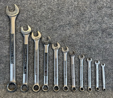 11 Pc Craftsman Sae Combination Wrench Set 14 - 1516 Va Series Usa