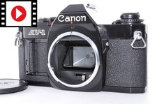 CANON AV-1 35mm SLR Camera Body Black Shutter Meter Works Tested Exc 5 Japan