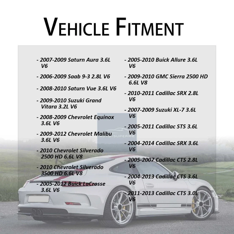 Transmisor/sensor de temperatura del refrigerante del motor para Cadillac CTS 2011 2012 2013 3,0 L Foto 2 de 4