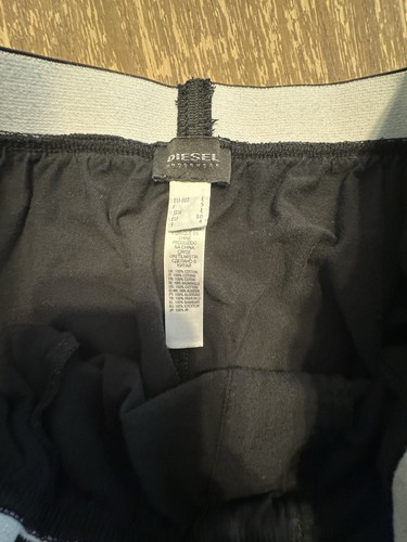 Pantalone Pigiama Diesel Uomo Logo Pop Cintura Cotone Jogger Taglia Large - Foto 8 di 11