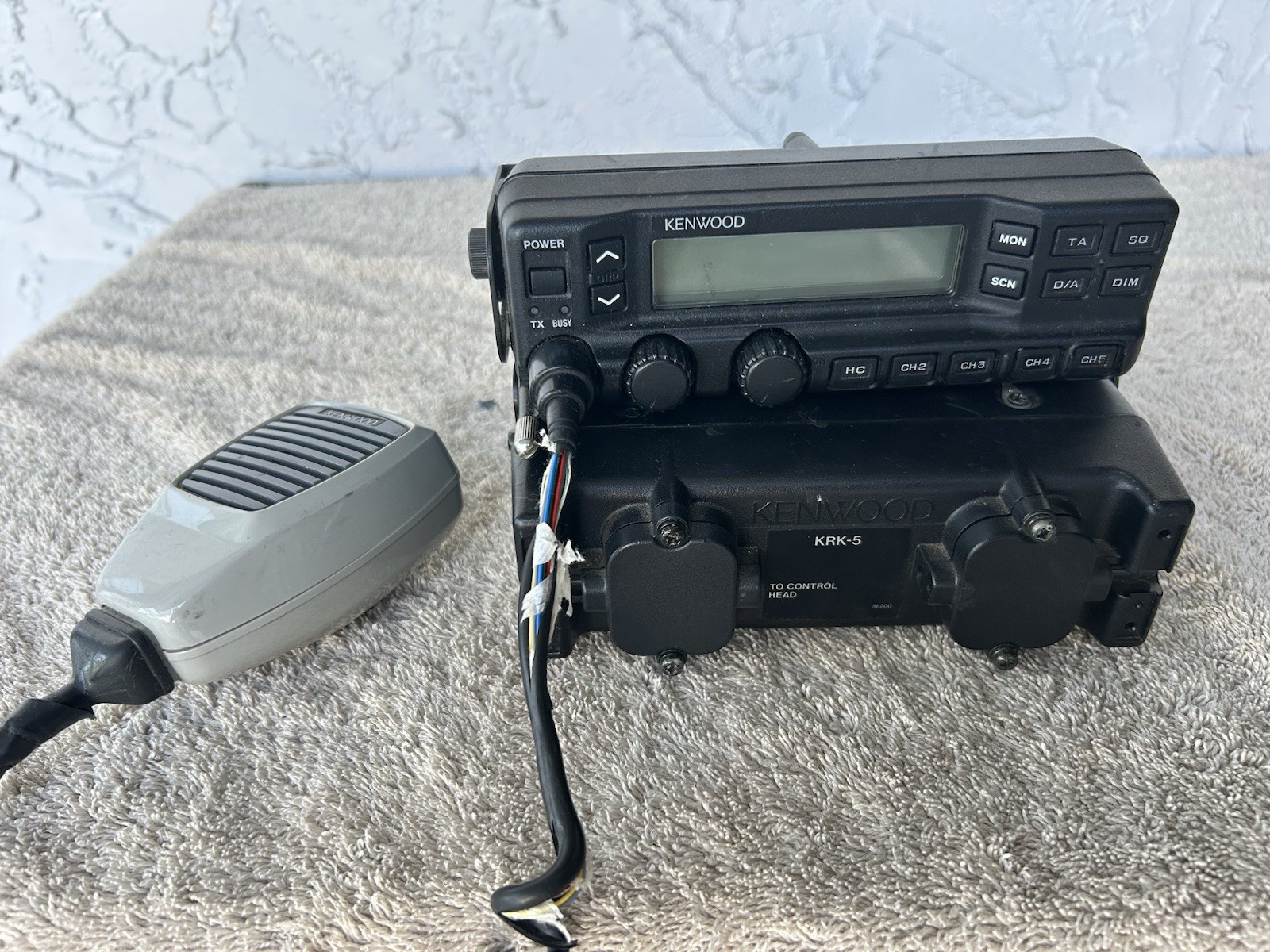 With Control Head Krk-5 & Kenwood Mic
