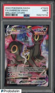 2022 Pokemon SWSH Brilliant Stars #TG23 FA Umbreon VMAX PSA 9 MINT