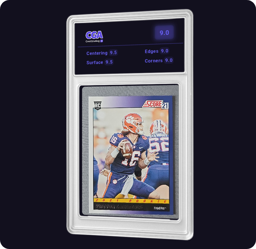 Trevor Lawrence Panini Score 1991 Throwback #TB1 Gold