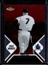 2006 Topps Finest Mickey Mantle Moments #/850 Yankees
