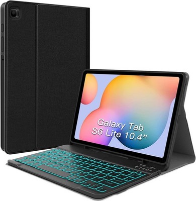 Samsung Galaxy Tab S6 Lite 10.4'' Case with Wireless Keyboard & S Pen Holder