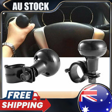 Car Steering Wheel Knob Spinner Power Handle Ball Wheel Booster Black Universal