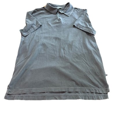 James Perse Standard Men's Polo Shirt Size 3 Washed Charcoal Gray USA