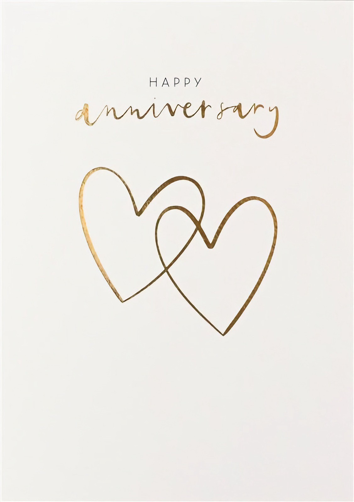 Happy Anniversary Premium Card Hearts Son Daughter Mum Dad Nan Grandad Friend