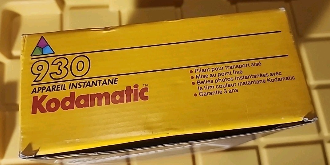 1970s *NEW* Kodak Kodamatic 930 Instant Camera with Original Box and ...