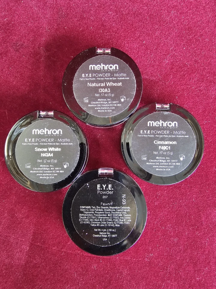 Polvo de ojos Mehron paquete de 4 Foto 2 de 3