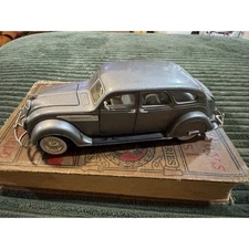 1936 Chrysler Airflow Diecast Model Car Silver Daimler Chrysler