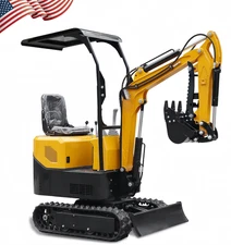 Local Pick Up Mini Excavator 13.5HP Micro Crawler Excavator Small Digger inStock