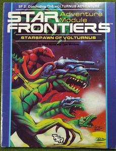 STAR FRONTIERS #7802 SF2 ADVENTURE MODULE STARSPAWN OF VOLTURNUS TSR 1982 RPG
