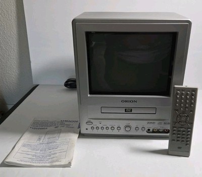 Orion Model TVDVD092 9'' CRT TV DVD Combo With Remote And Manual Retro Gaming TV