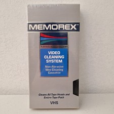 Memorex VHS Head Cleaner Video Head Cleaning SAFEGUARD SYSTEM  SEALED