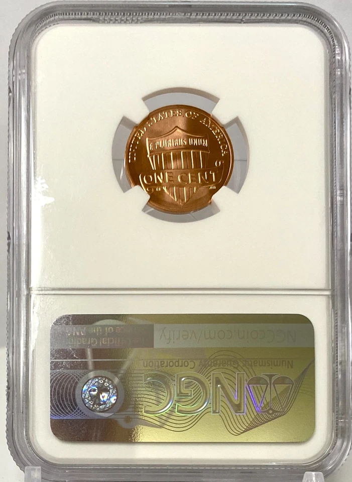 2019 FIRST W LINCOLN CENT UNCIRCULATED CENT NGC MS69RD EARLY RELEASES STAR LABEL - Image 2 of 4