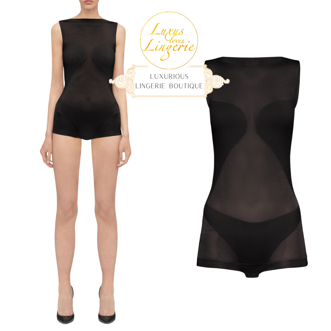 Venus Panty Body by Wolford Black Transparent Underwear Design