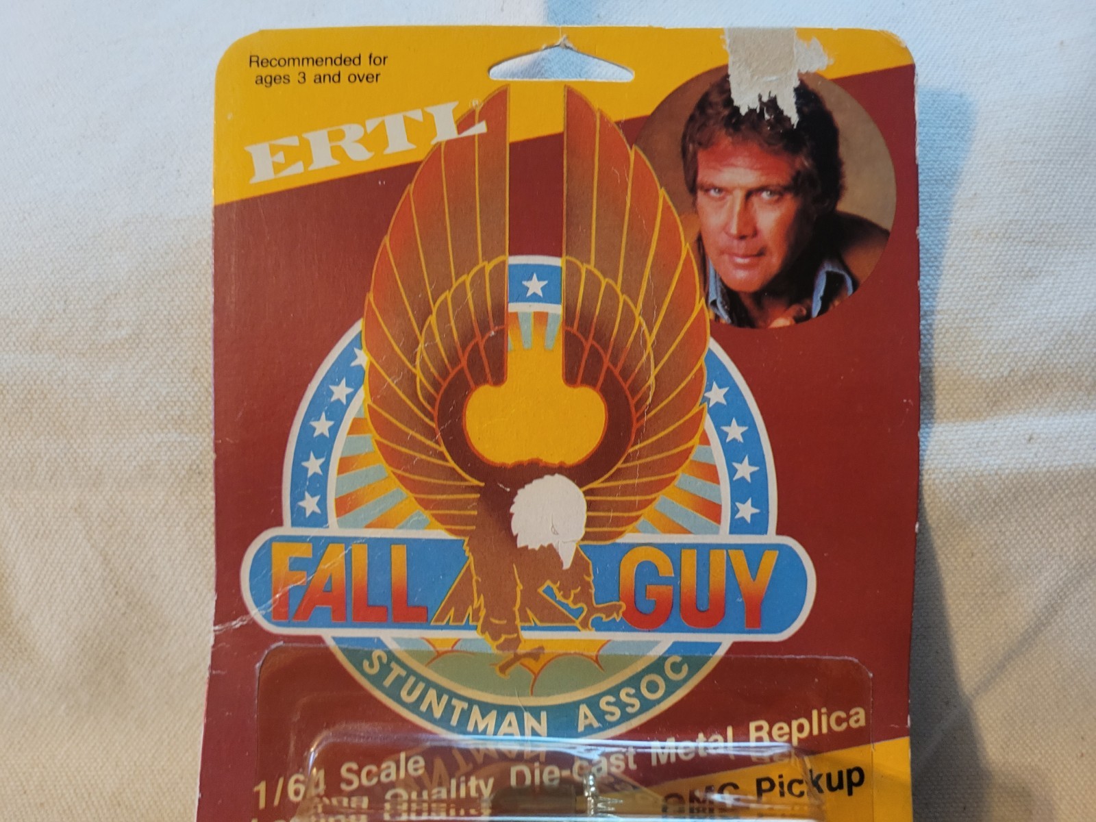 VINTAGE 1982 ERTL THE FALL GUY "COLT" BROWN GMC PICKUP TRUCK LEE MAJORS 1:64 thumbnail 2