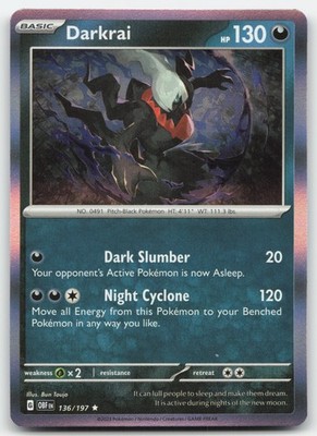 Darkrai Obsidian Flames 136/197