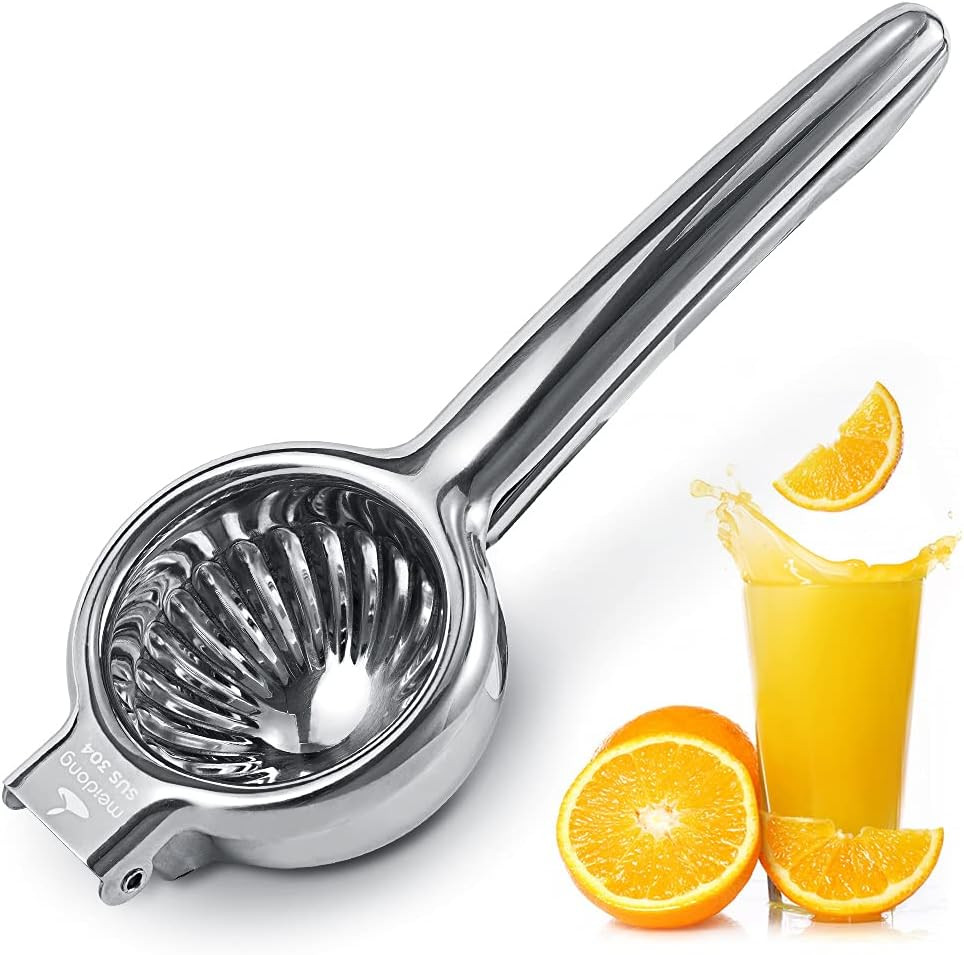 Spremiagrumi Manuale Acciaio Inox 304 per Spremute Salutari Limone