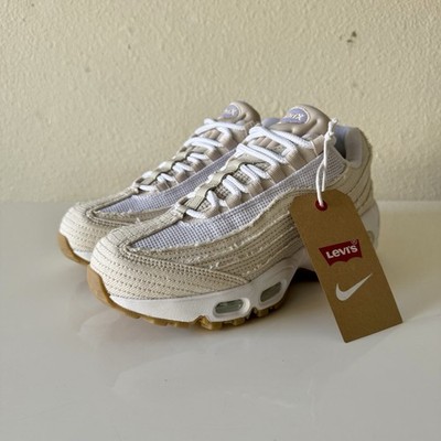 Nike x Levis Air Max 95 OG (White/ Ecru) US 5 Men s/ 6.5 Women s HM4743-100