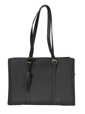 ECOSUSI Shopper Groß Damen Tasche schwarz Casual-Look