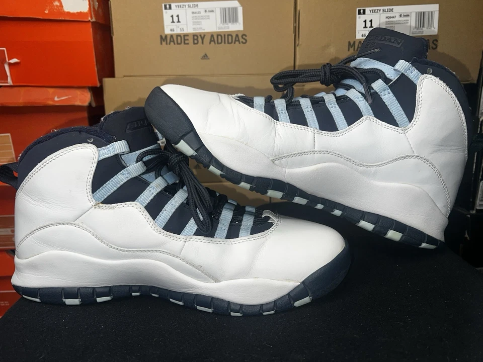 Tamanho 10 - Air Jordan 10 retrô 2005 azul gelo - Imagem 2 de 4