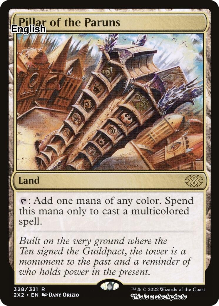 Pillar of the Paruns EN [2X2 - 328] - NM TCG MTG
