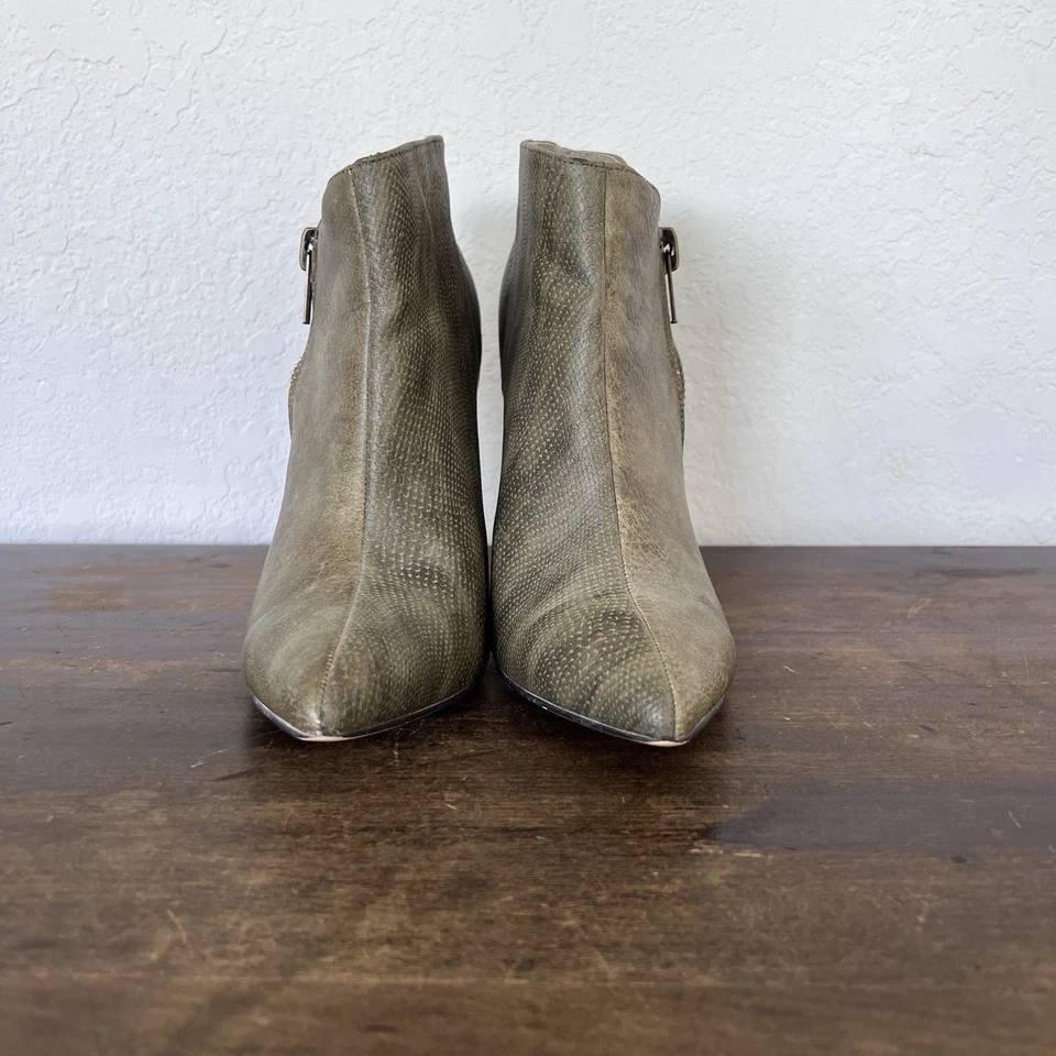 Botines de tacón alto Michael Antonio oliva para mujer talla 7 Foto 2 de 4