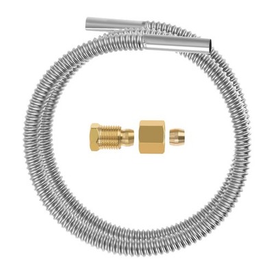 24'' Stainless Steel Pilot Burner Tube for Whirlpool 00112330 1/4'' OD 7/16-24UNS