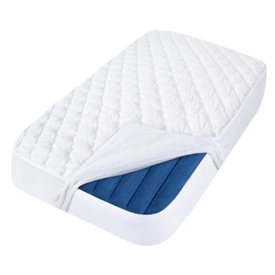 Kids Air Mattress Pad Sheet for hiccapop/EnerPlex toddler travel bed, White