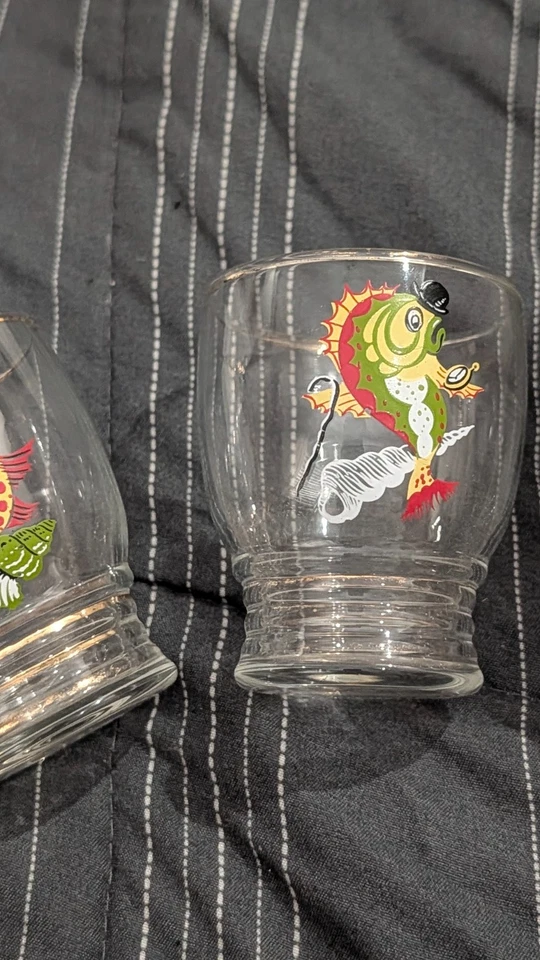 Set of Novelty Barware Tumblers / Cocktail Glasses - image 2 of 4