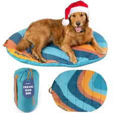 Travel Dog Bed 42 x 30- Foldable Packable for Travel, Road Trip, Camping  Li...