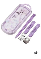 Skater Bento Trio Set Chopsticks Folk Folk Cromi Sanrio Children's