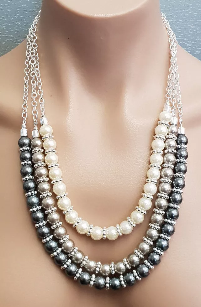 Avon pearl necklace best sale set