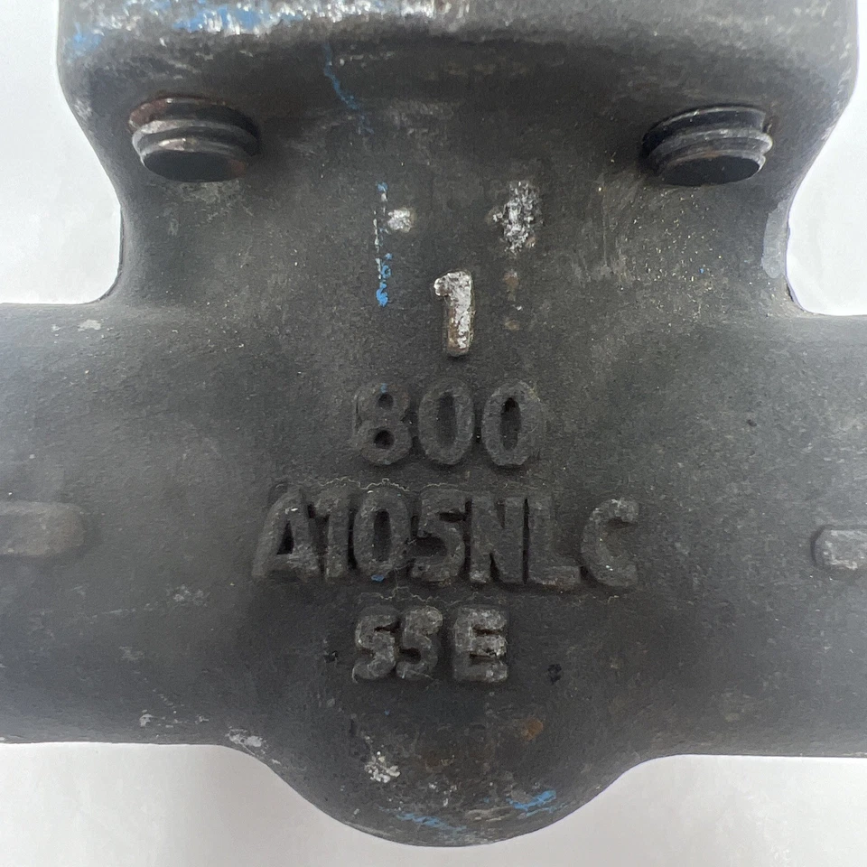 Smith Valve Co. 1" Gate Valve Fig.1500 Class 800 A105 THREADED A105NLC - Image 4 of 4
