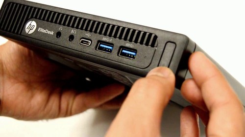 HP EliteDesk 800 G2 Mini Tiny Desktop Computer PC i5 6500T 8GB 128GBSSD WIFI W10 - Picture 2 of 3